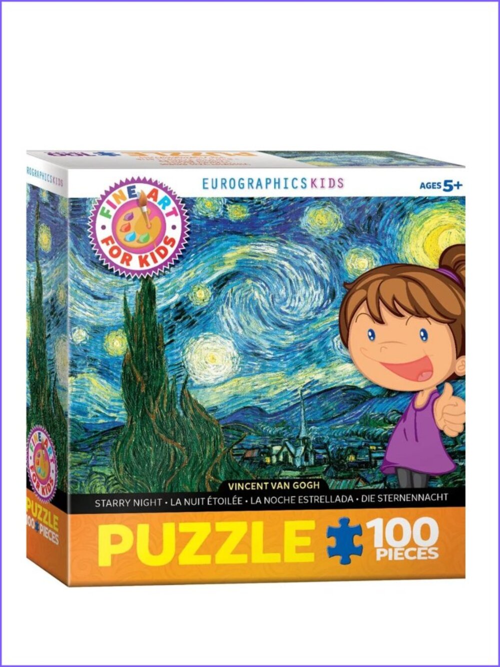 Eurographics 100pcs Puzzle-- Starry Night New In Box